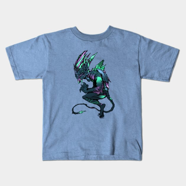 Astral Dweller Kids T-Shirt by Deltizzle